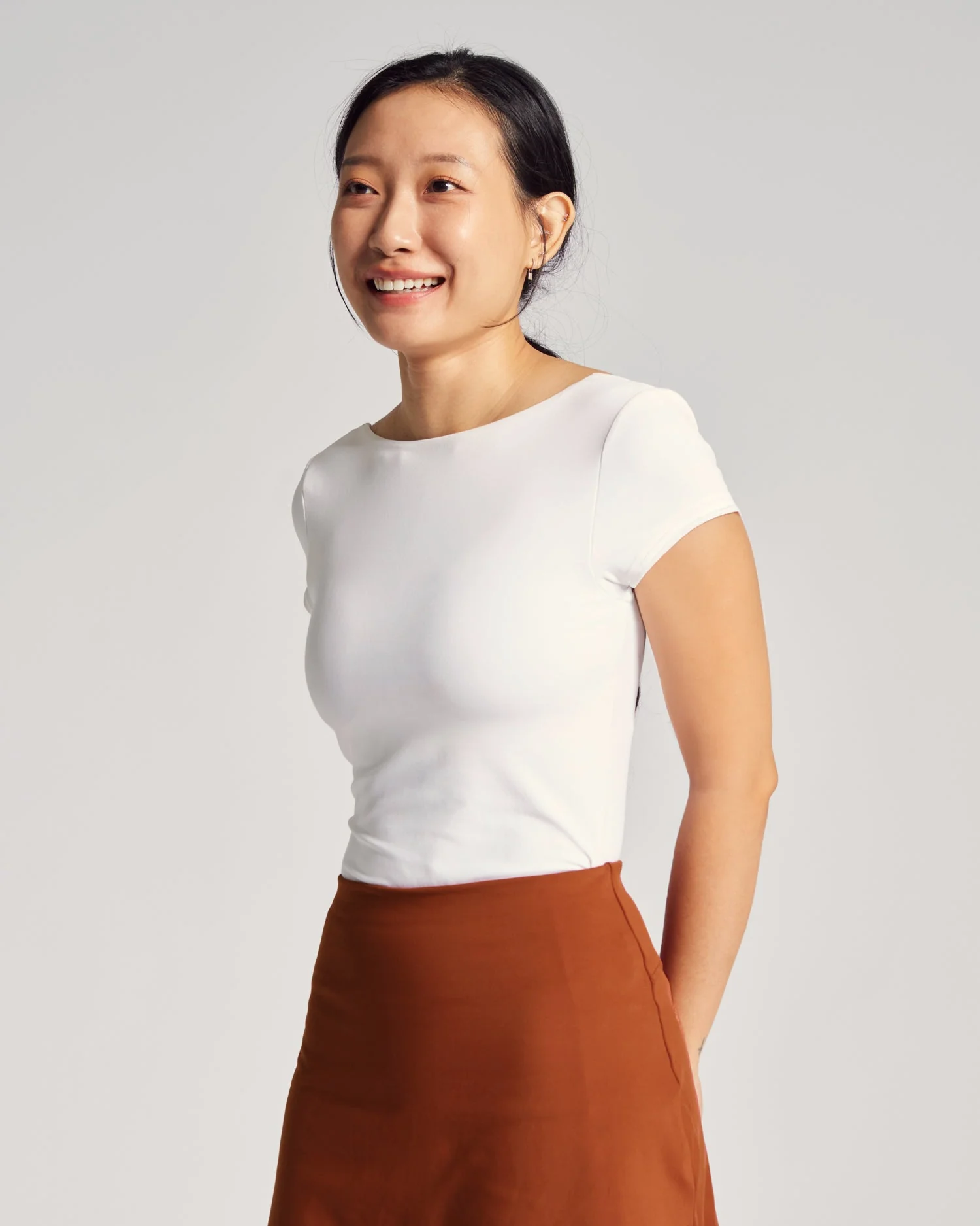 Low Tide Padded Top in Shell [AA x Hanli] - Image 4