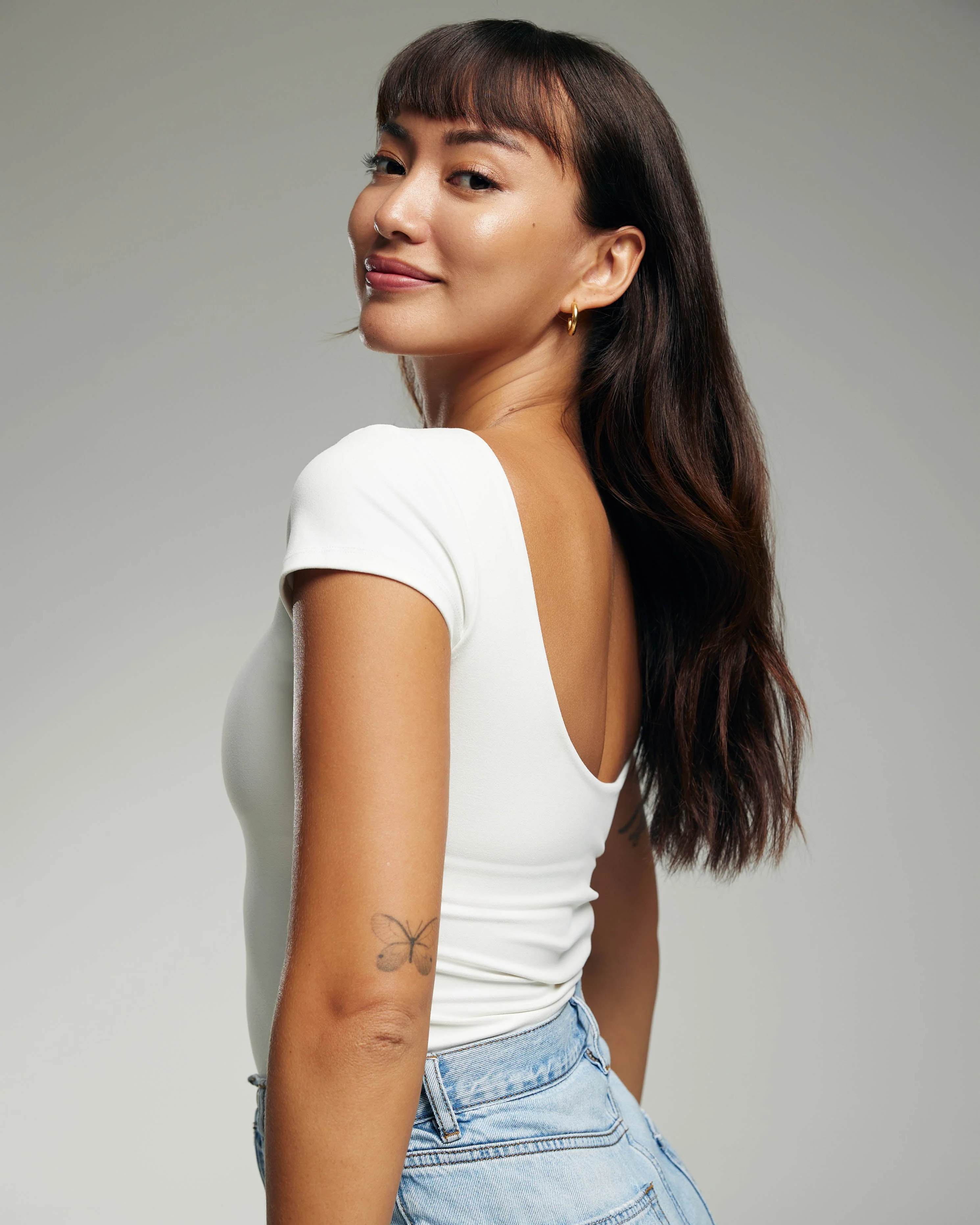 Low Tide Padded Top in Shell [AA x Hanli] - Image 5