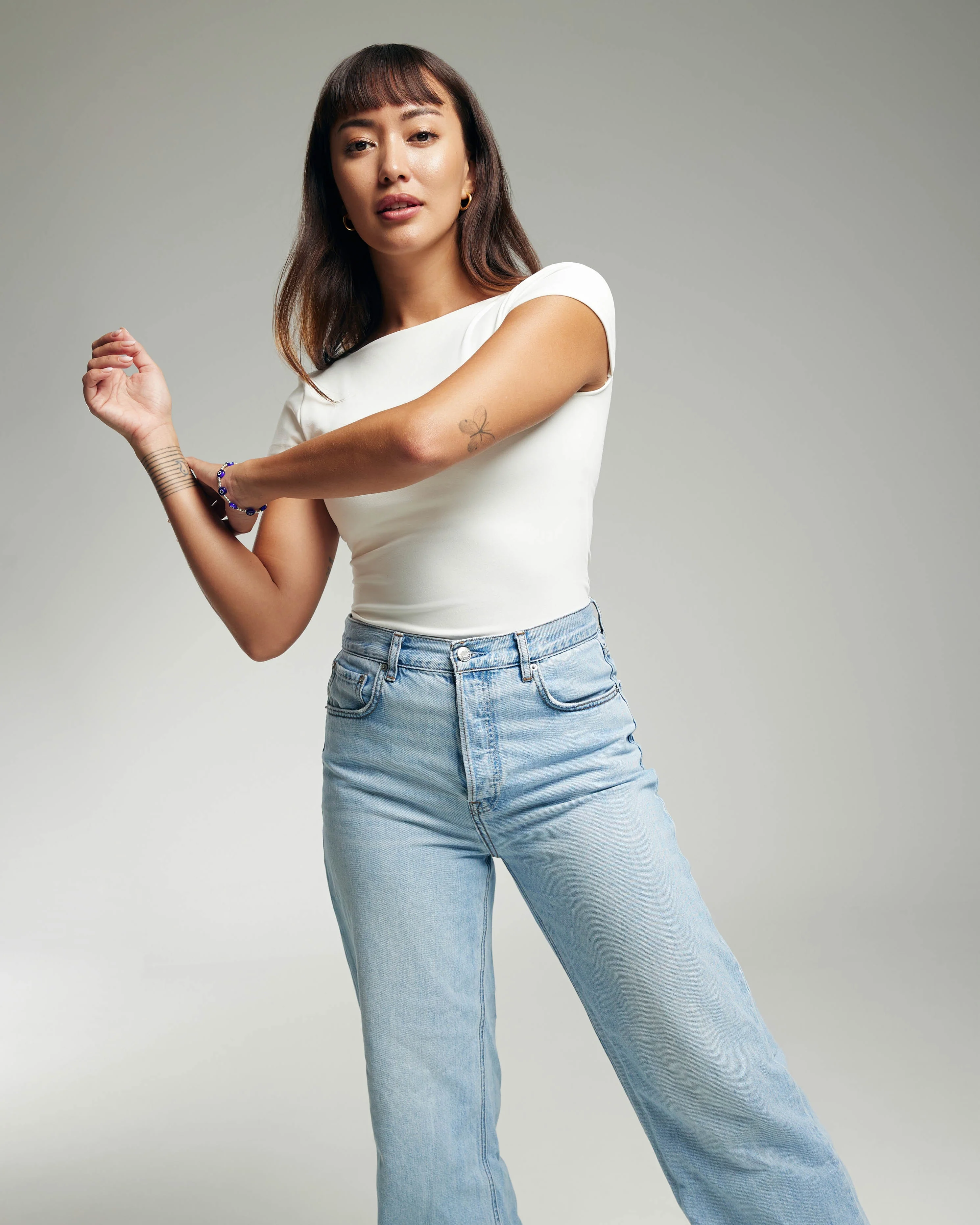 Low Tide Padded Top in Shell [AA x Hanli] - Image 8