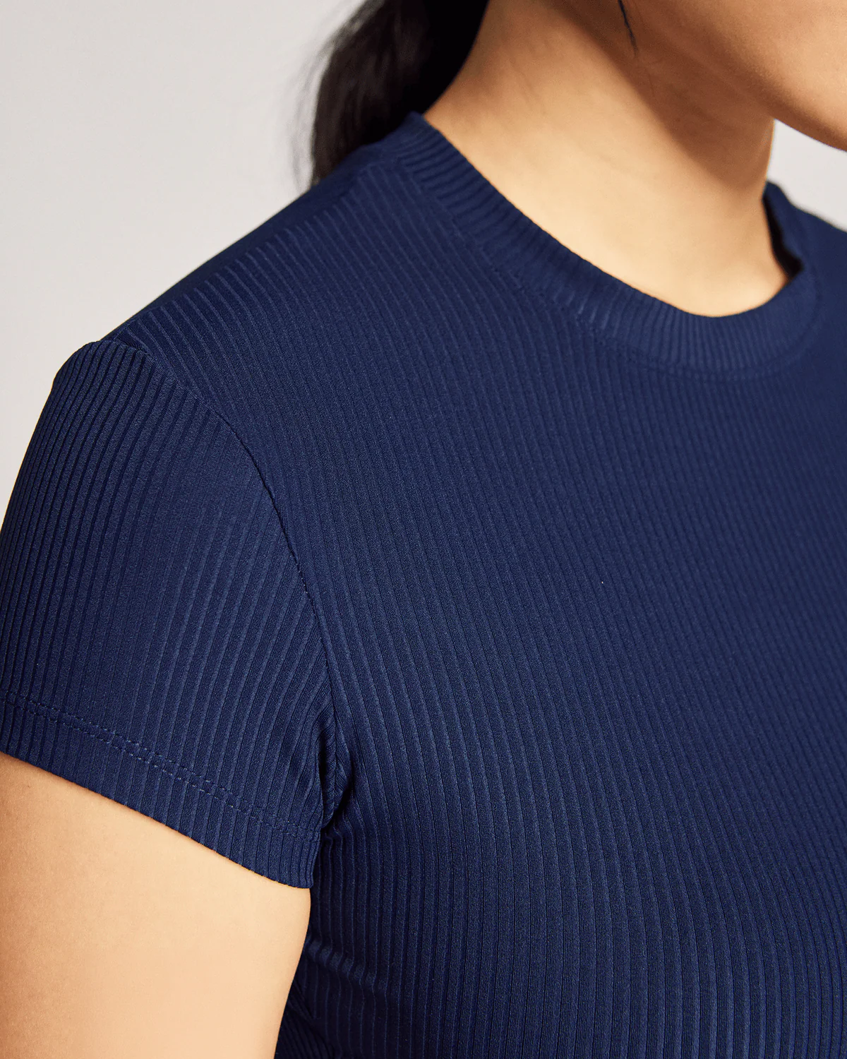 Baby Tee (Rib) in Dive - Image 4