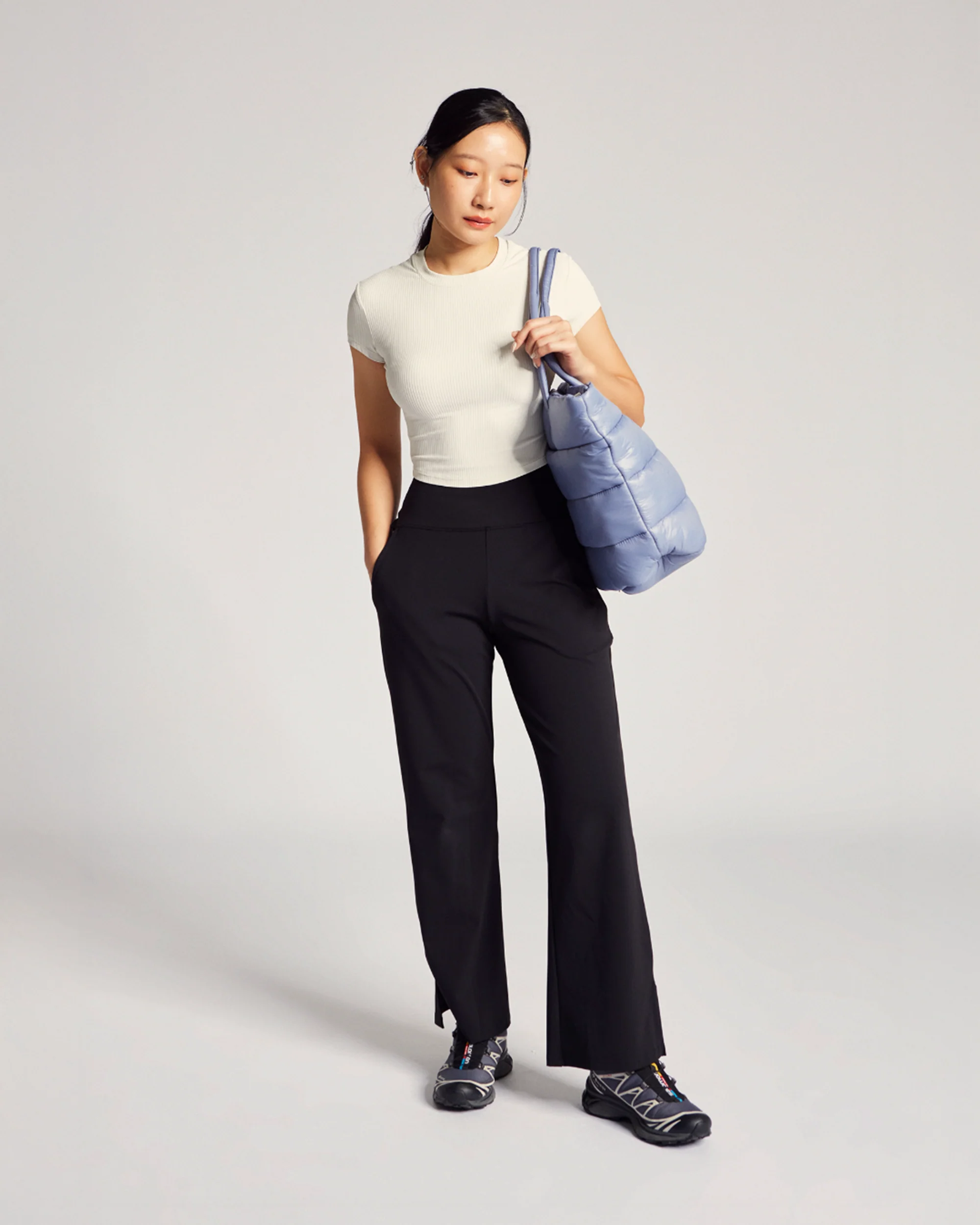 Baby Tee (Rib) in Yoghurt - Image 4