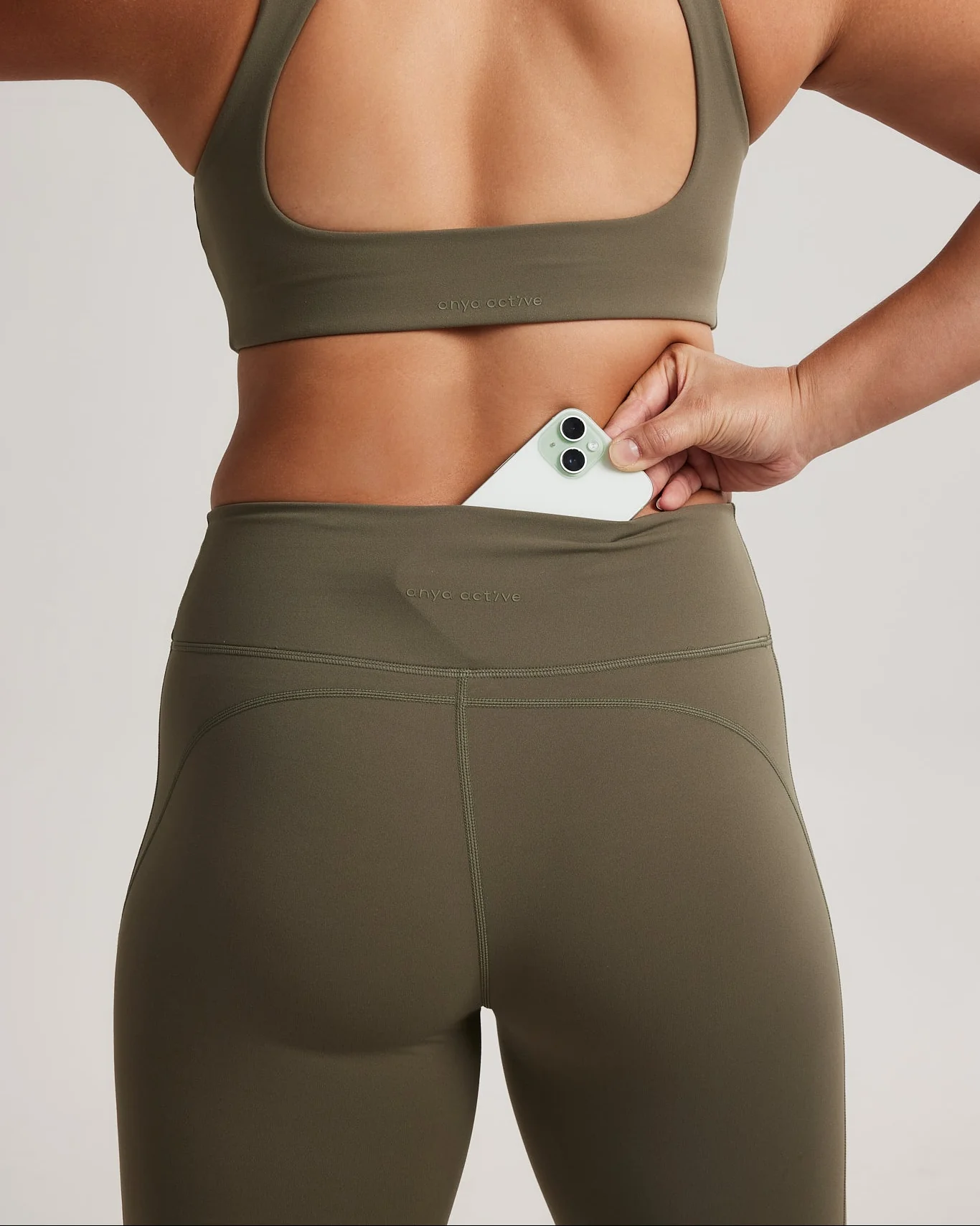 Contour Classic Leggings (Full 24") in Avocado - Image 3