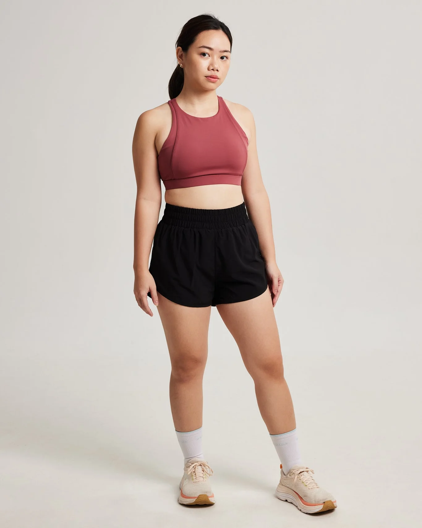 Contour High Neck Bra in Vintage - Image 3