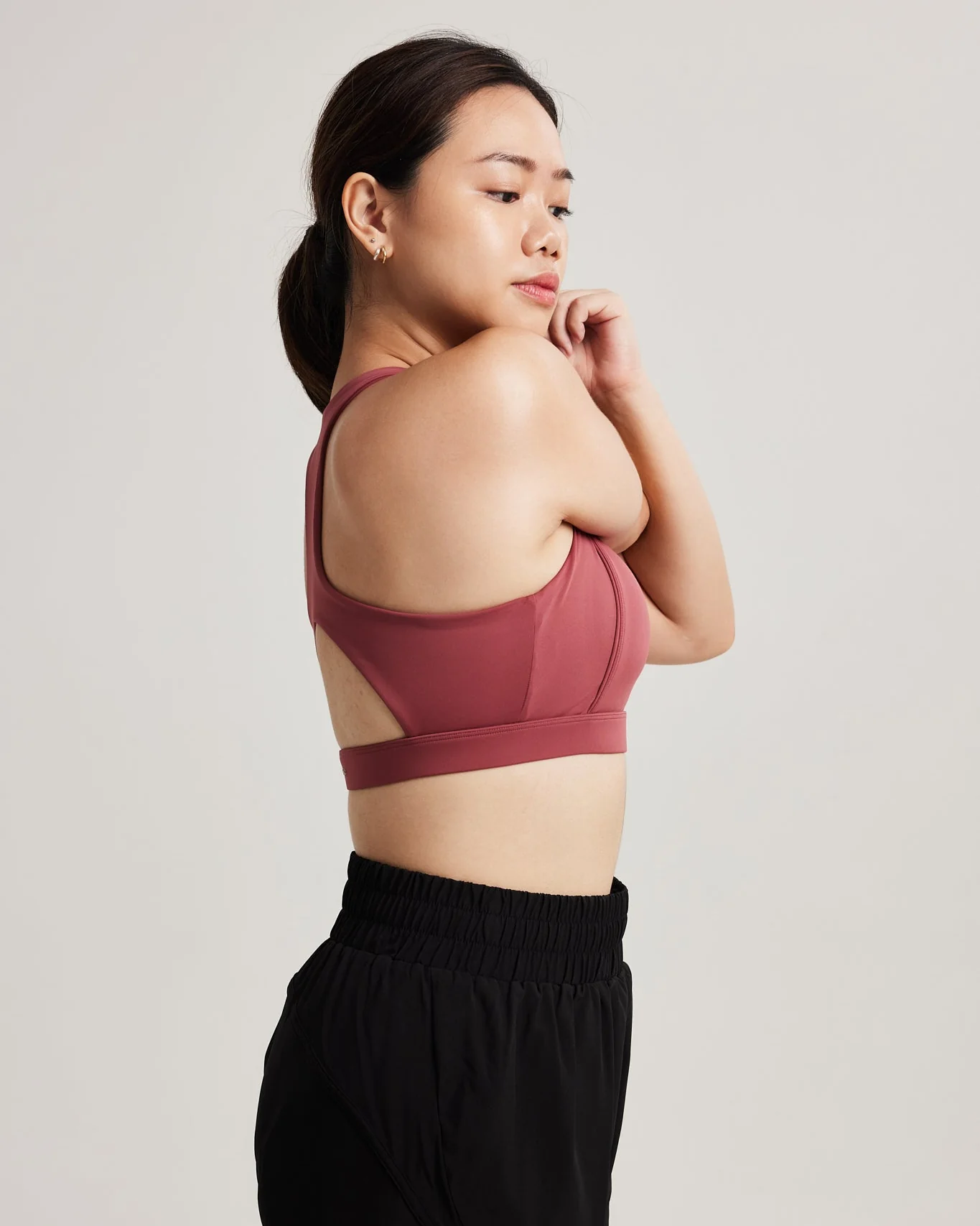 Contour High Neck Bra in Vintage - Image 4