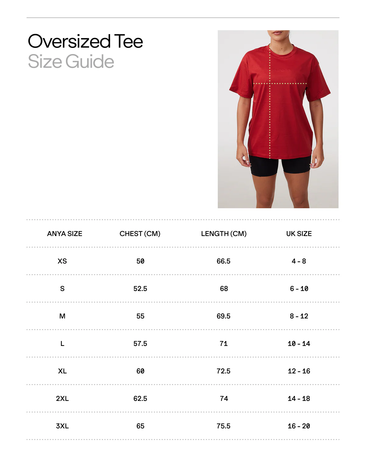 Oversized Tee in Adrenaline - Image 4