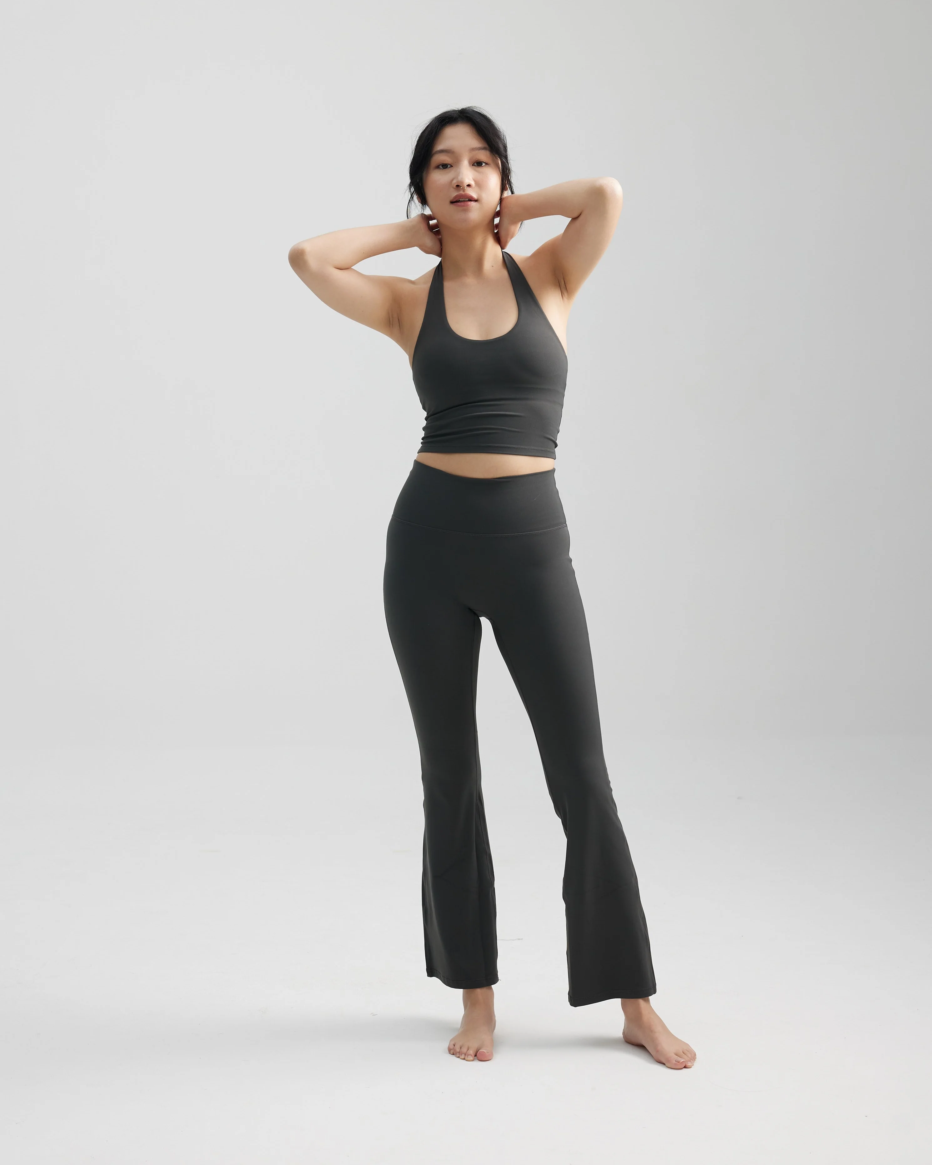 Halter Longline Bra in Moon - Image 4