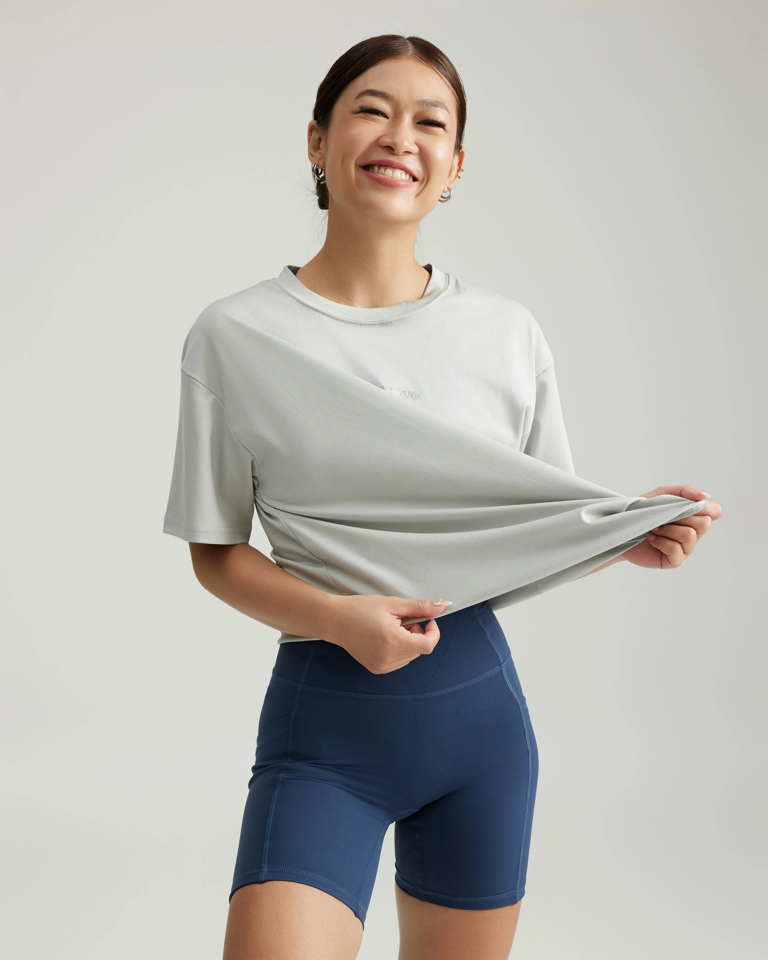 Oversized Tee in Slate - Image 3
