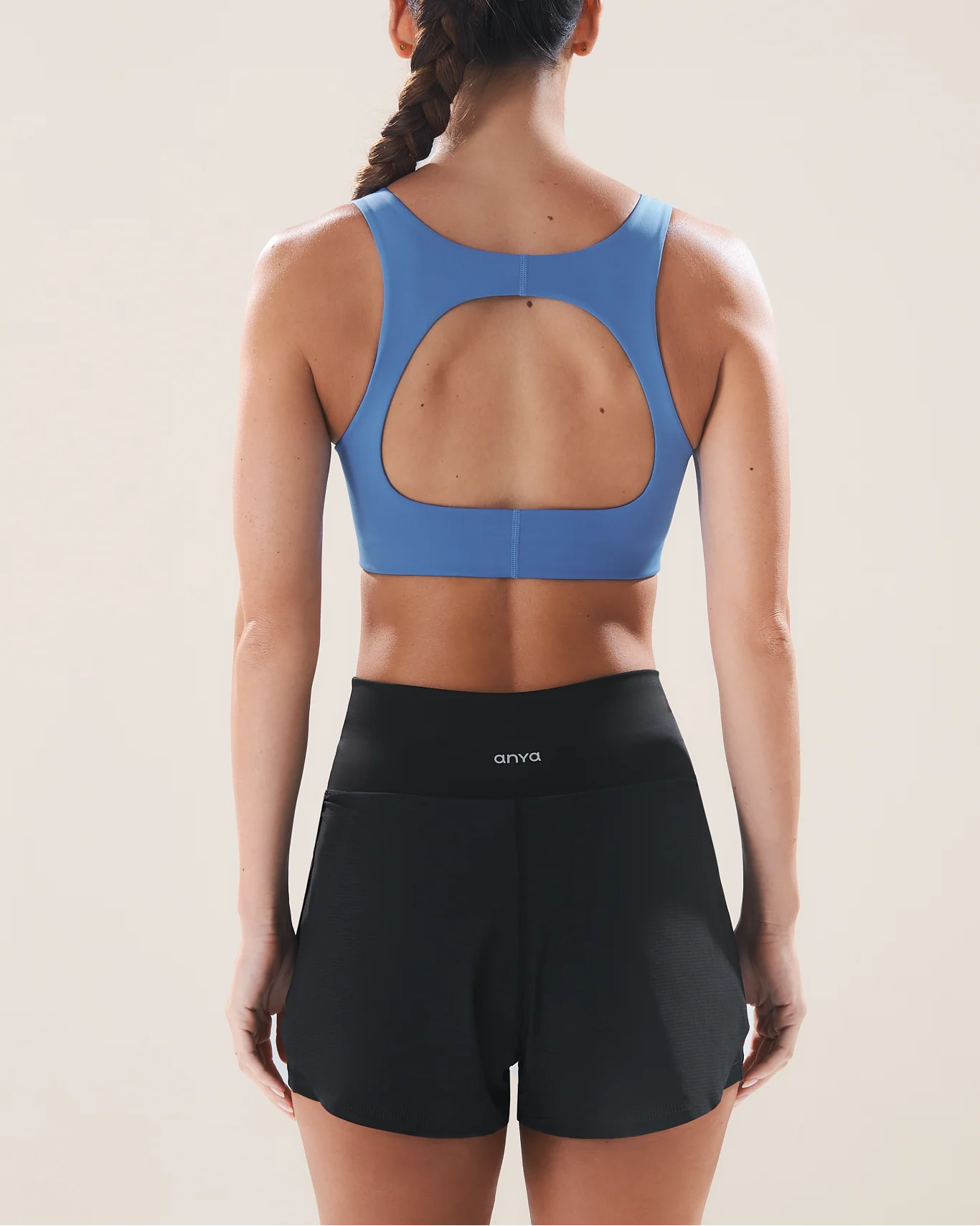 [BACKORDER] Run Shorts 3" in Black Sesame - Image 3