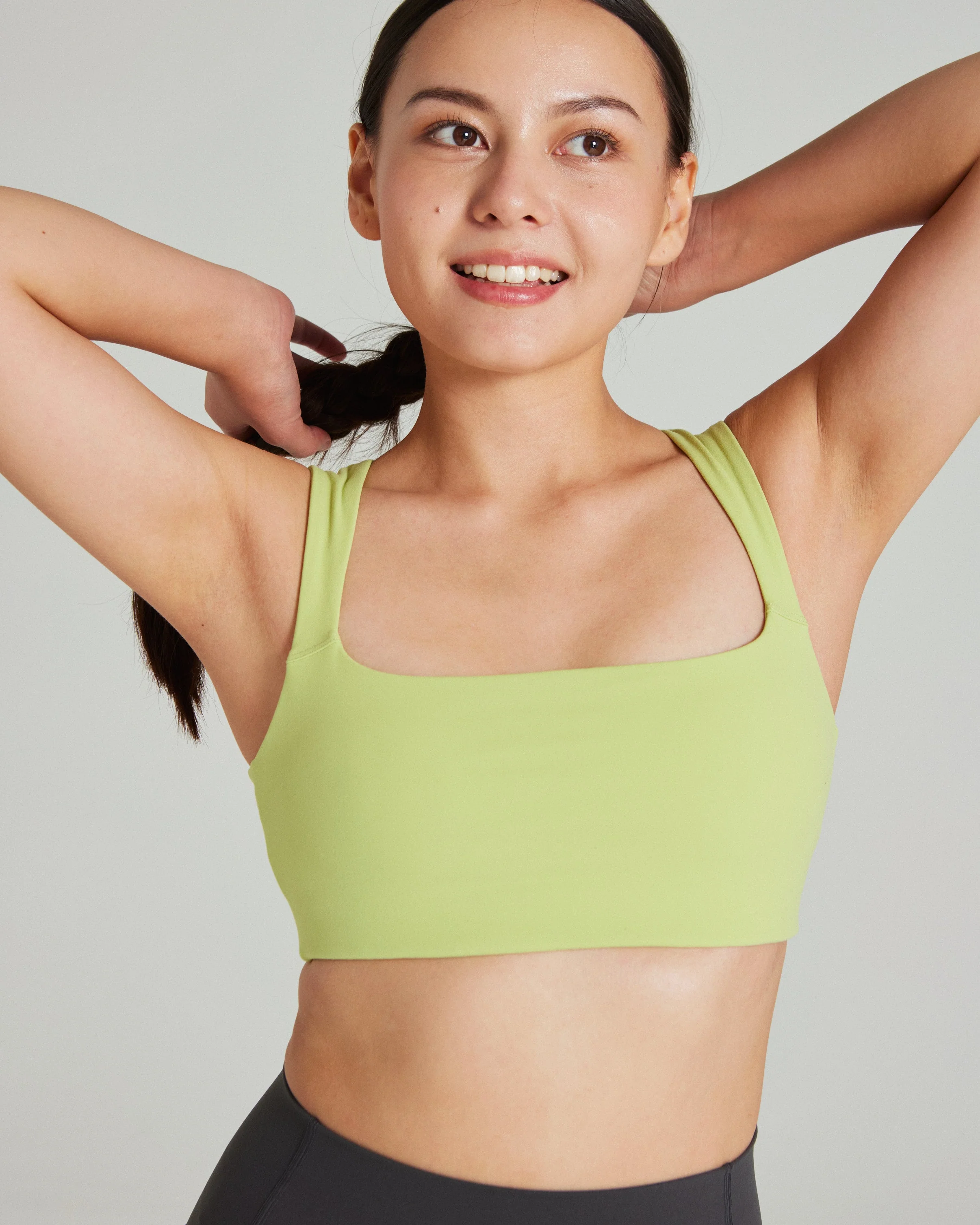 Square Neck Bra in Zest - Image 3