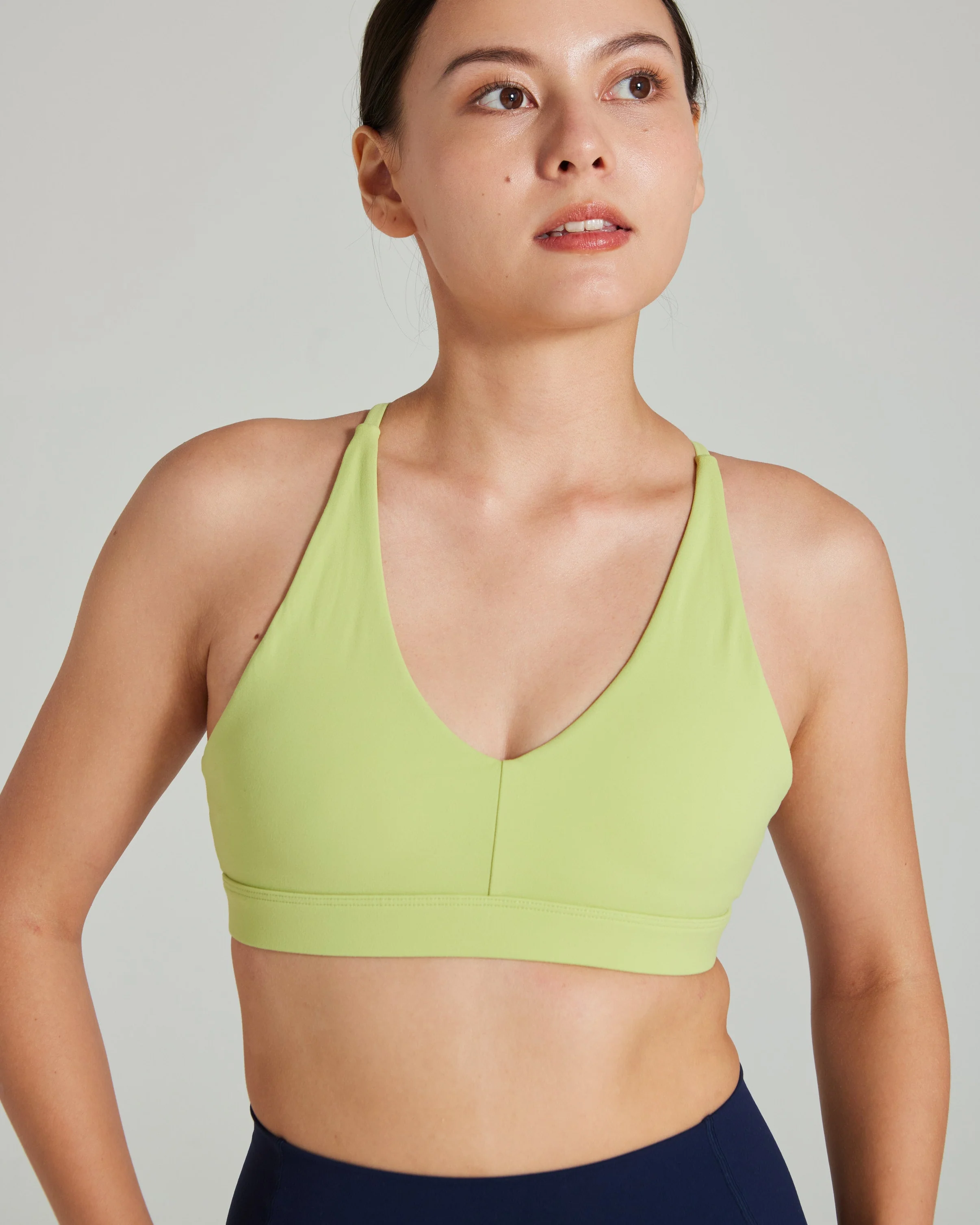 V Plunge Bra 2.0 in Zest - Image 3